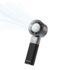 پنکه دستی توربو پورودو مدل Porodo Lifestyle Handheld Turbo Fan PDLFST151BK | موتور 13000 دور و باتری 3000mAh