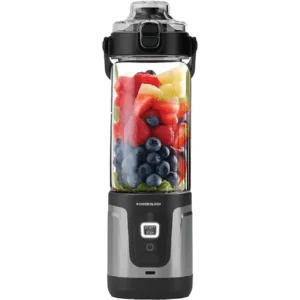 شیکر شارژی پاورولوژی مدل Powerology DuoMix PWPB27 | بلندر قابل حمل دو مخزن