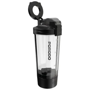 میکسر پودر شارژی پرودو مدل Porodo Lifestyle Grip & Mix Protein Shaker Bottle | ظرفیت 700 میلی‌لیتر با موتور 7500RPM و شارژ USB-C