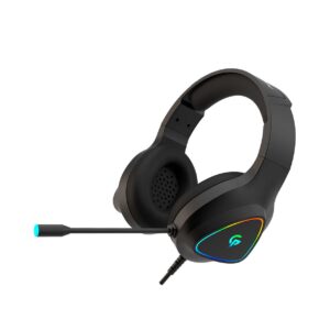 هدفون گیمینگ Porodo PDX414 RGB HD Sound | میکروفون حذف نویز و درایور 50 میلی‌متری