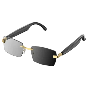 عینک هوشمند صوتی پاورولوژی مدل Powerology Cannes Smart Audio Sunglasses PWHY1006GDBK | عینک بلوتوثی با لنز فتوکرومیک