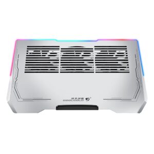 پایه خنک کننده لپتاپ پرودو گیمینگ مدل PDXF117 | تنظیم زاویه، 3 فن و نور های RGB