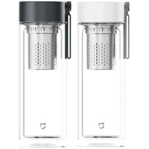فلاسک شیشه‌ای دوجداره شیائومی مدل Mijia MJBLB01PL | ظرفیت 400ml با صافی چای