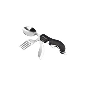 ست 4 در 1 گرین لاین مدل Cutlery Set مشکی | قاشق، چنگال، چاقو و دربازکن