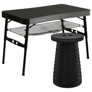 میز و صندلی تاشو کمپینگ گرین لاین مدل Foldable Travel Camping Table & Stool GL-CT15