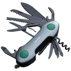 ابزار 14 تایی جیبی گرین لاین مدل Green Lion 14-In-1 Multi Tool Key Chain Knife Black